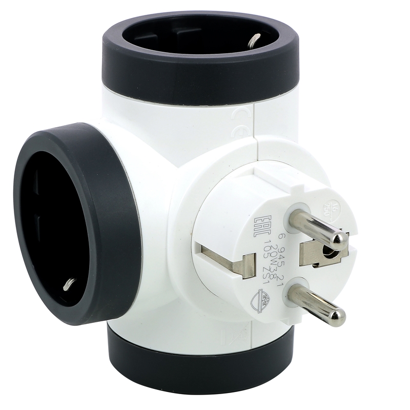 Ficha Rotativa Tripla 2p+t Br/cz 694521 - Legrand LEGRAND - 20260400040