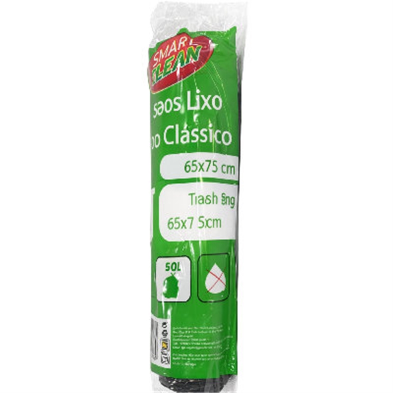 Saco Lixo 50l 65x75cm Bl10 - Smartclean SMARTCLEAN - 20260400083