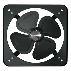 Exaustor Ventoinha 12" 300mm Preto Sem marca - 20170700097