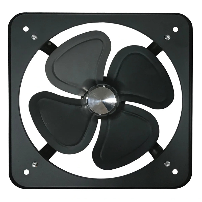 Exaustor Ventoinha 12" 300mm Preto Sem marca - 20170700097