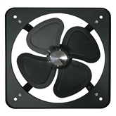 Exaustor Ventoinha 12" 300mm Preto Sem marca - 20170700097