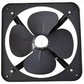 Exaustor Ventoinha 14" 350mm Preto Sem marca - 20170700098