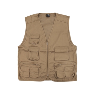Colete Multibolsos Bege Tam.m - Cvt CVT - 20180800110