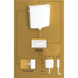 Autoclismo C/mec Desc Abs Perla Duo Bco - Syon SYON - 20240100041