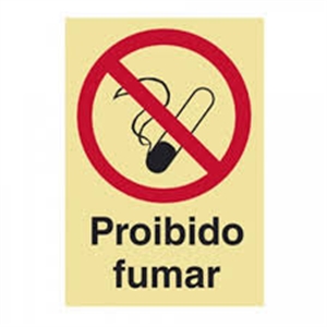 Sinal Proibiçao Proibido Fumar 400x400mm SINALUX - 20170300135