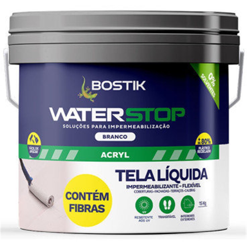 Tela Liq Fibras Imperm Waterstop Branca 5kg-bostik BOSTIK - 20251000096