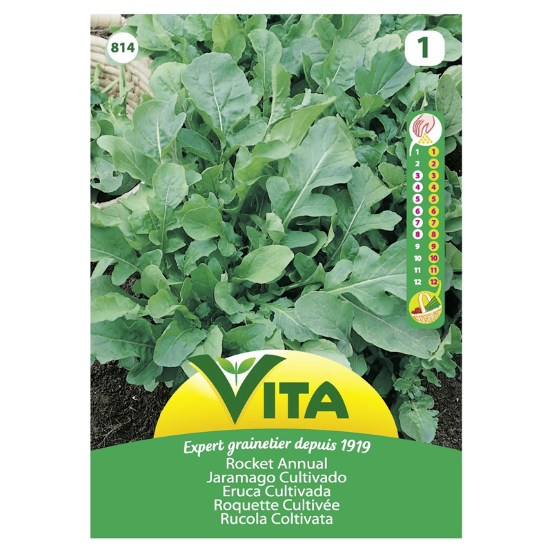 Semente Rucula Cultivada 3g - Vita VITA - 20230900166