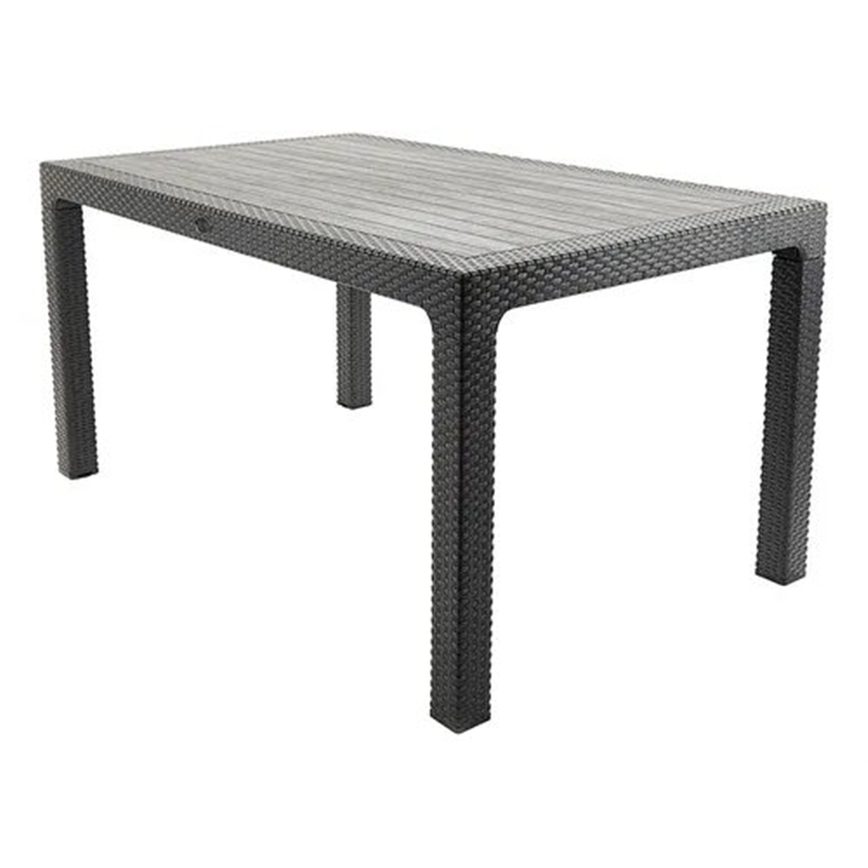 Mesa Plast/met Rattan 180x75x72cm Prt-ldk Garden LDK GARDEN - 20210400116