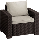 Poltrona California Castanho 1740630/009- Allibert ALLIBERT - 20220600041
