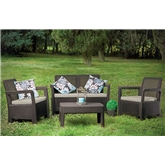 Conj Tarifa 3 Sofas+1 Mesa Branco 582682- Allibert ALLIBERT - 20220700037