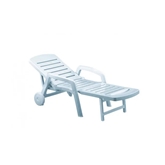 Espreguicadeira Palamos Branco 183x68 - Resol RESOL - 20250600082