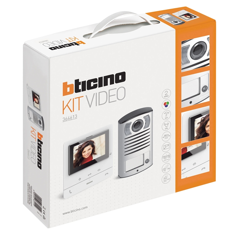Kit Videoporteiro Lcd 5"cores 200m 364613- Bticino BTICINO - 20210800012