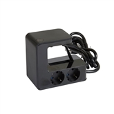 Extensao Mult.encaixe 4x2p+t Preto 694812-legrand LEGRAND - 20230300183
