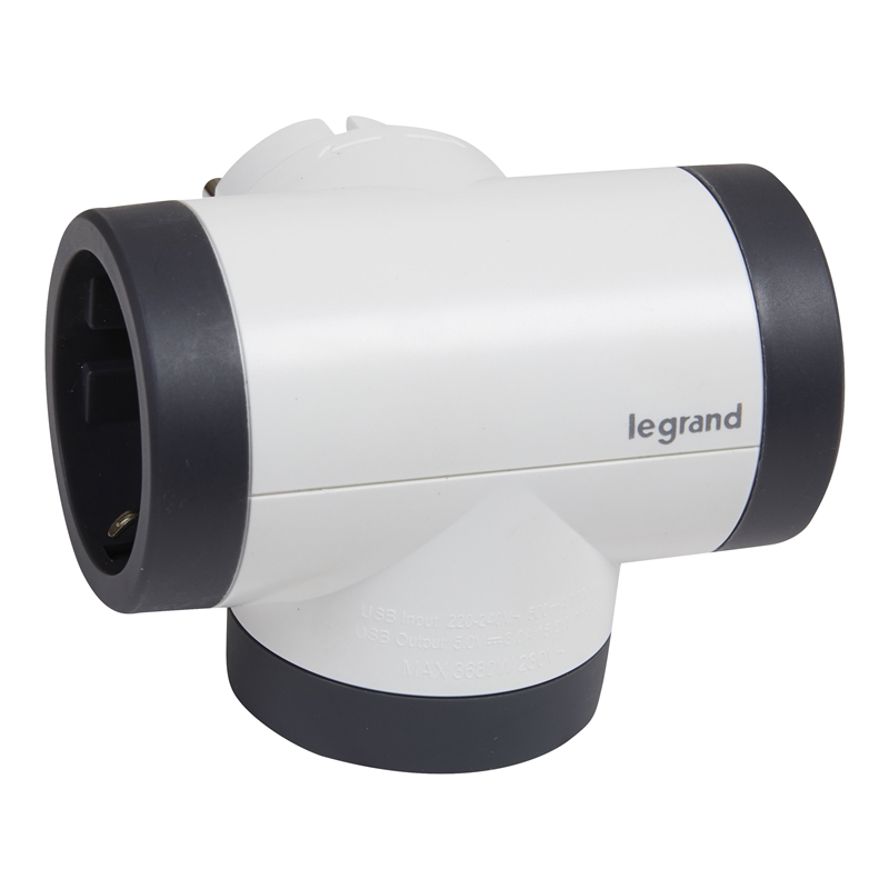 Ficha Multipla Rot Dup 2p+t Br/cz 694522 - Legrand LEGRAND - 20230300186