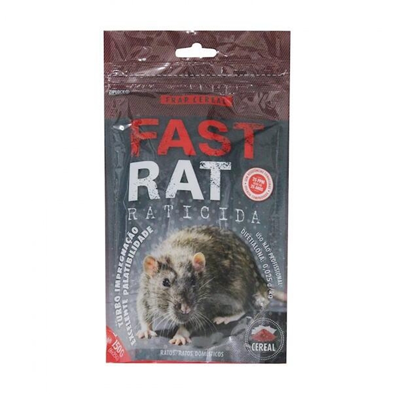 Raticida Fast Rat Cereal 150gr FAST - 20190800017