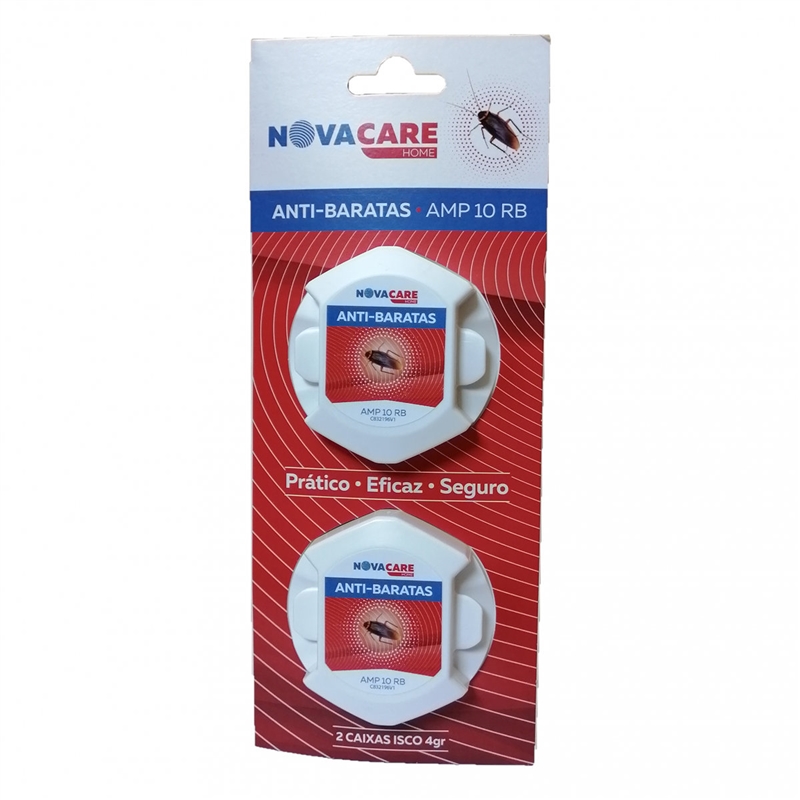 Armadilha P/baratas Isco 2x4gr - Novacare NOVACARE - 20210700300