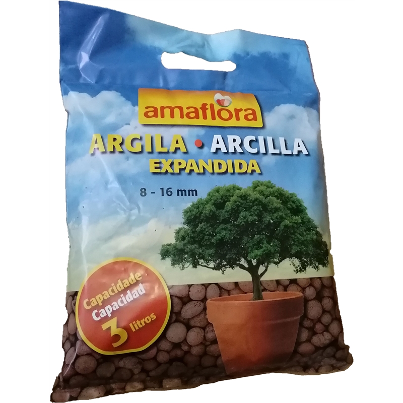 Argila Expandida 8-16mm 3l - Amaflora AMAFLORA - 20230900160