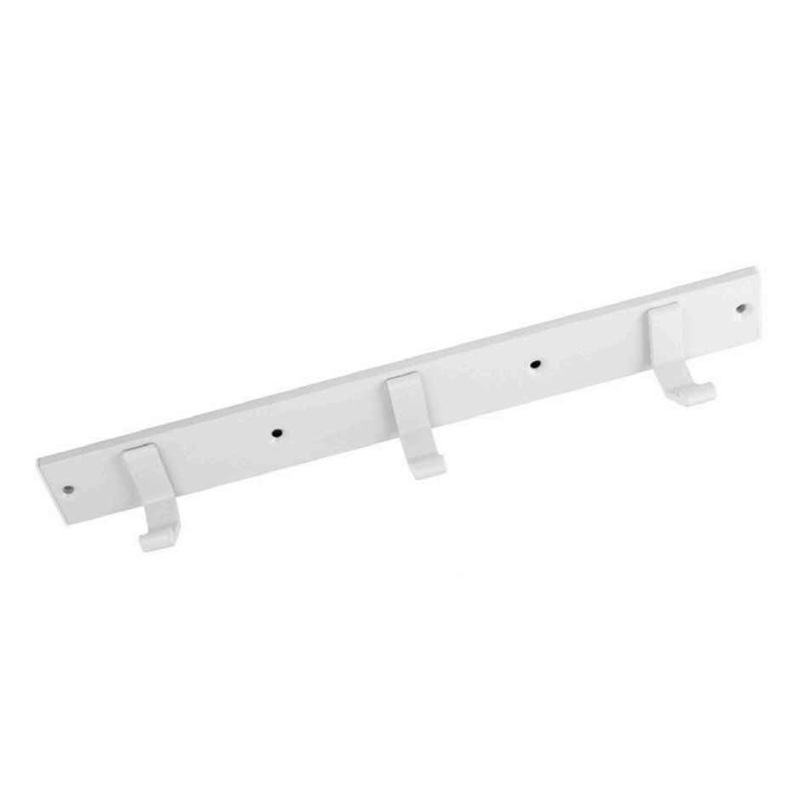Cabide 632s 3 Suportes Simples Lacado Bco-teicocil TEICOCIL - 20230800098