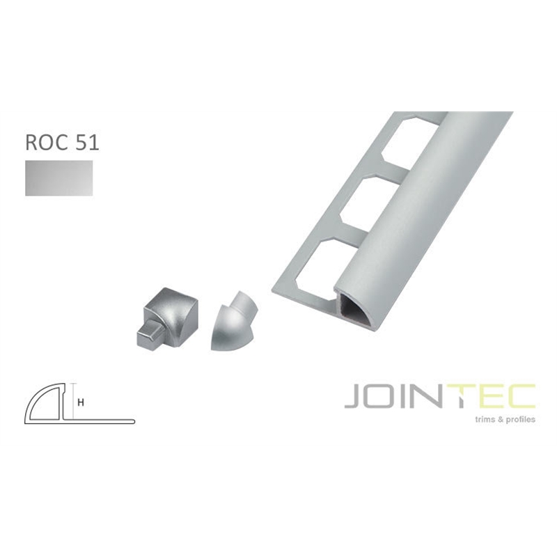 Perfil 2,50ml Round Clos 12,5mm Alum Pr Mt-jointec JOINTEC - 20210100035