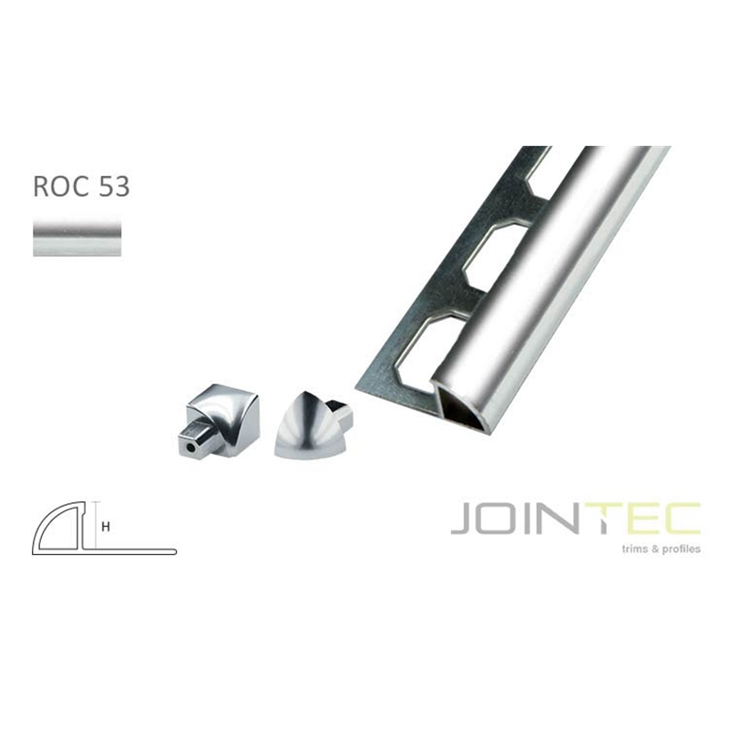 Perfil 2,50ml Round Clos 12,5mm Alum Pr Br-jointec JOINTEC - 20210100037