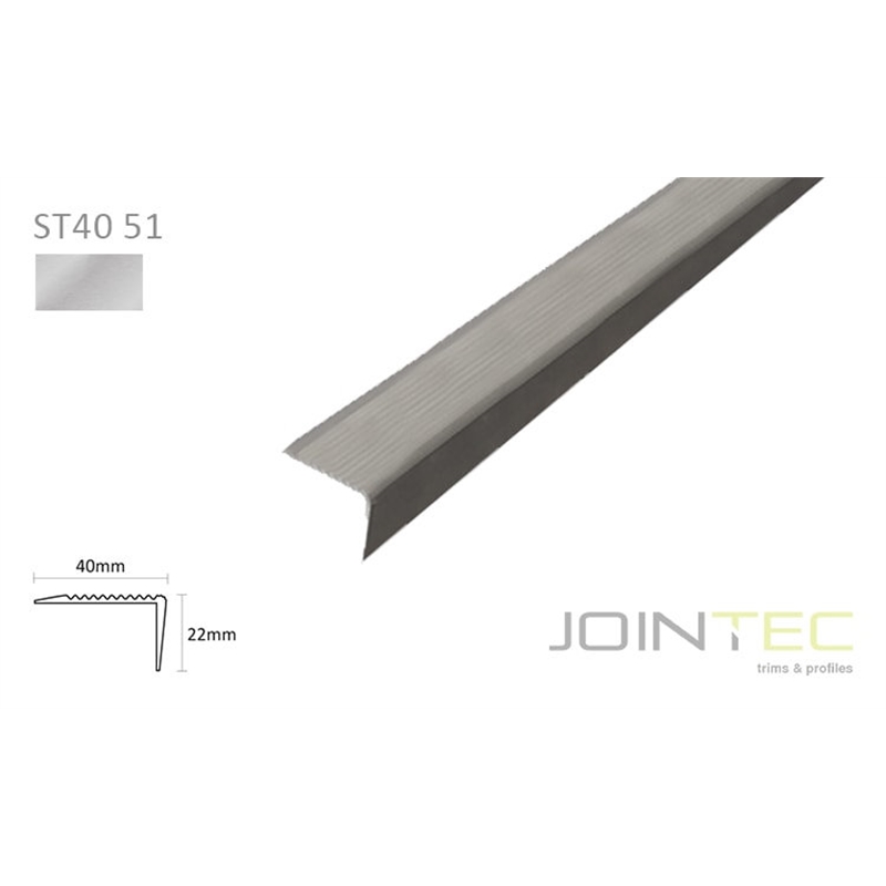 Perfil 2,50ml Step St40 V 40mm Alum Pr Mt-jointec JOINTEC - 20210100042