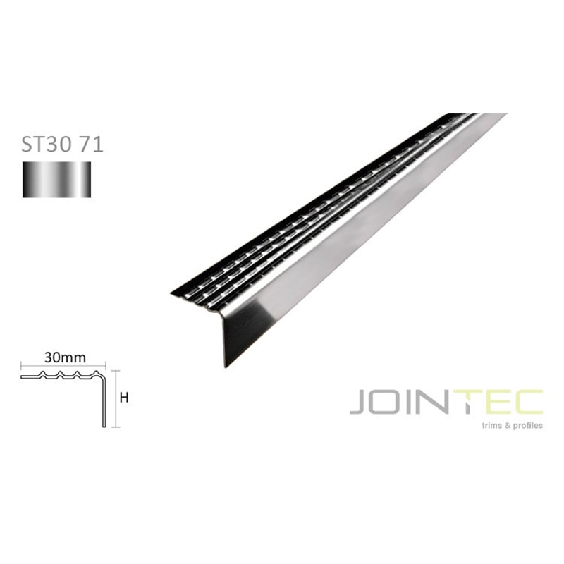 Perfil 2,70ml Step 10mm  St30 Inox Pol - Jointec JOINTEC - 20220200097