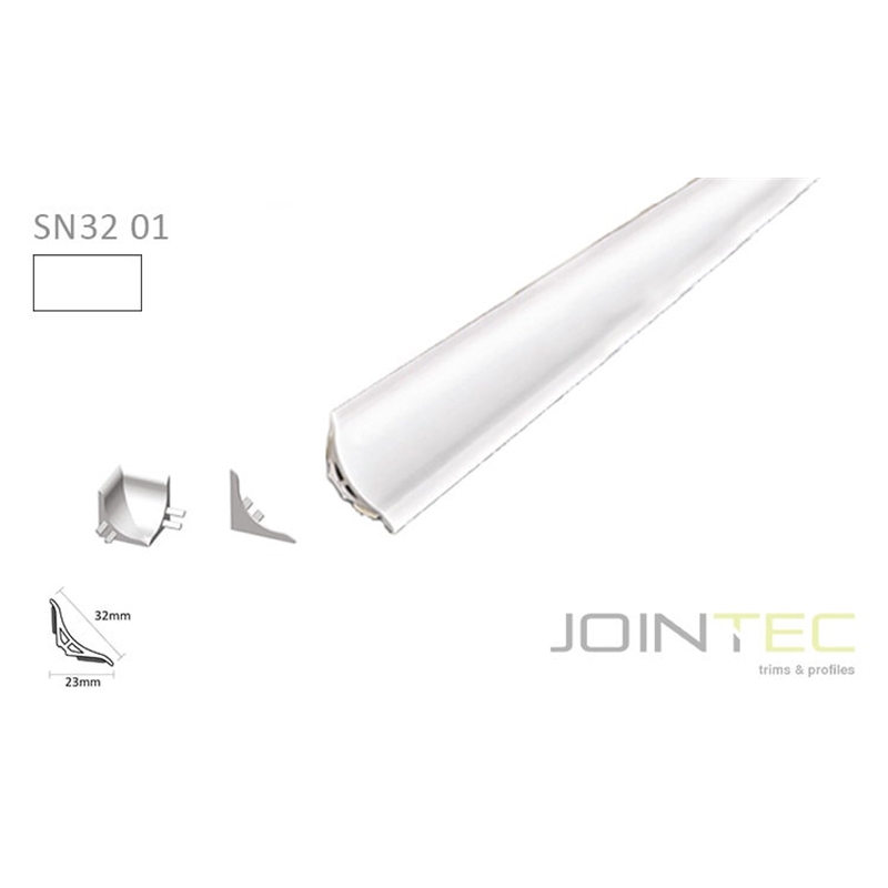 Angulo Perfil Sanitar32mm Pvc Branco-jointec JOINTEC - 20220200100
