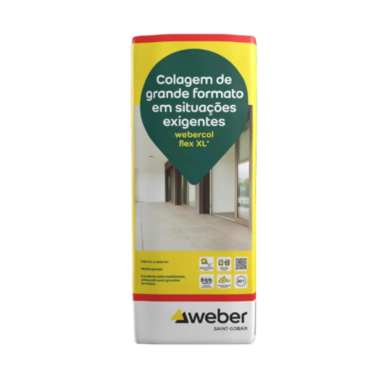 Cimento Cola Weber Col Flex Xl Cinza 20kg WEBER - 20230700119