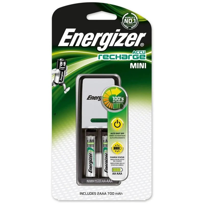 Carregador Mini 2 Pilhas Aaa 700mah - Energizer ENERGIZER - 20190100163