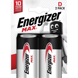 Pilha Max Lr20 E95bp2 Bl2 -  Energizer ENERGIZER - 20190600079