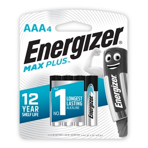 Pilha Maxplus Aaa Ep92bp4t Bl4 - Energizer ENERGIZER - 20230400112