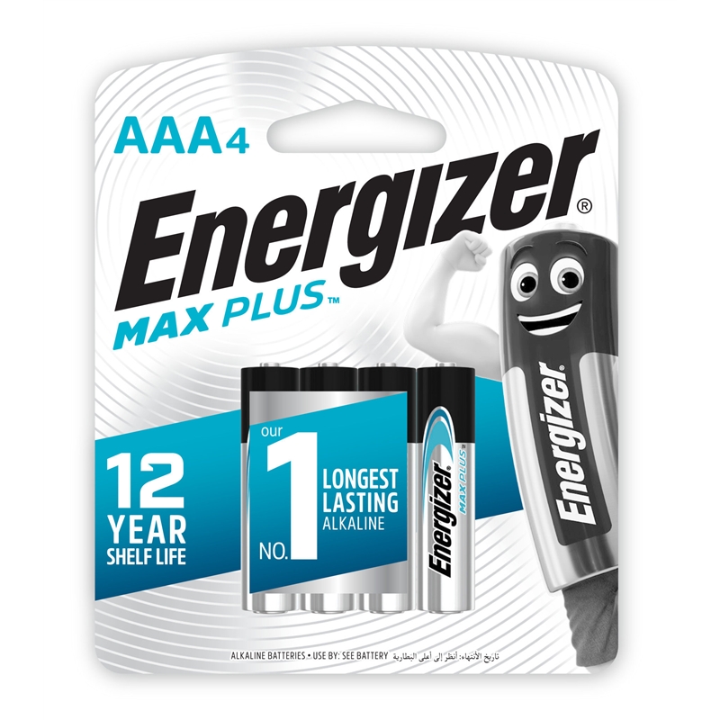 Pilha Maxplus Aaa Ep92bp4t Bl4 - Energizer ENERGIZER - 20230400112