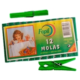 Mola Roupa Plastico Bl 12 - Fpl FPL - 20140500465