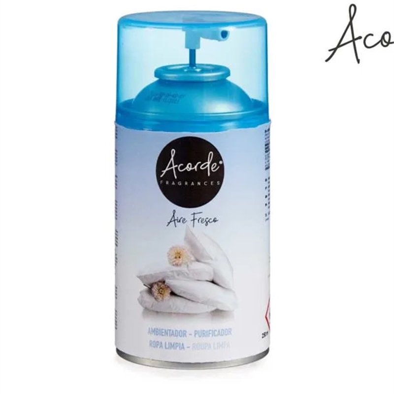 Ambientador Air Freshener Roupa Limpa 250ml-acorde ACORDE - 20211200013