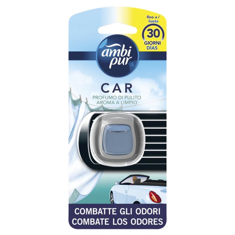 Ambientador Carro Ventil 2ml Linen - Ambipur AMBIPUR - 20250300024