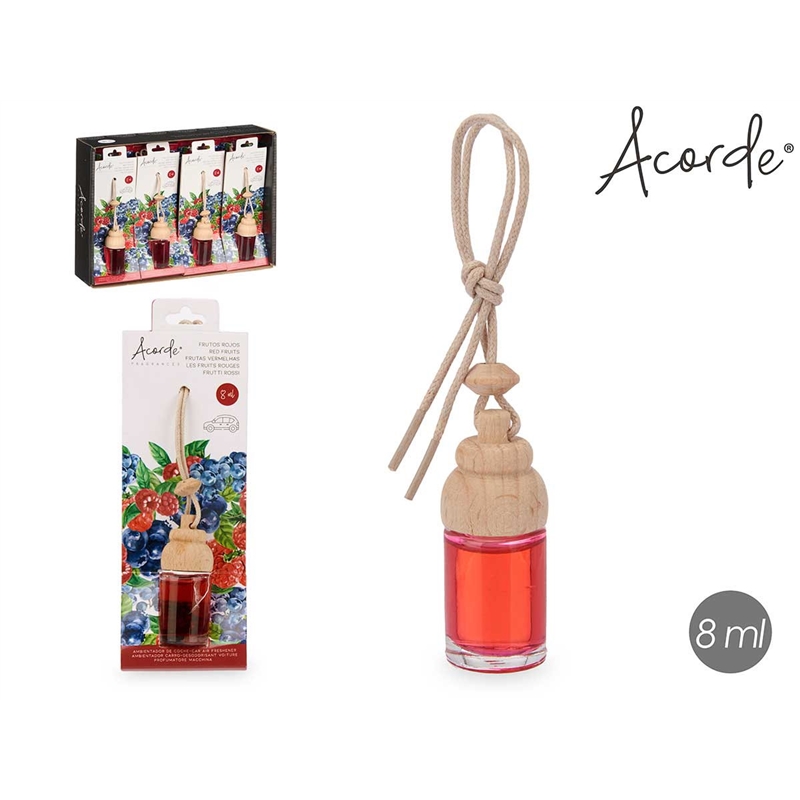 Ambientador Carro 8ml Frutos Vermelhos - Acorde ACORDE - 20250500140