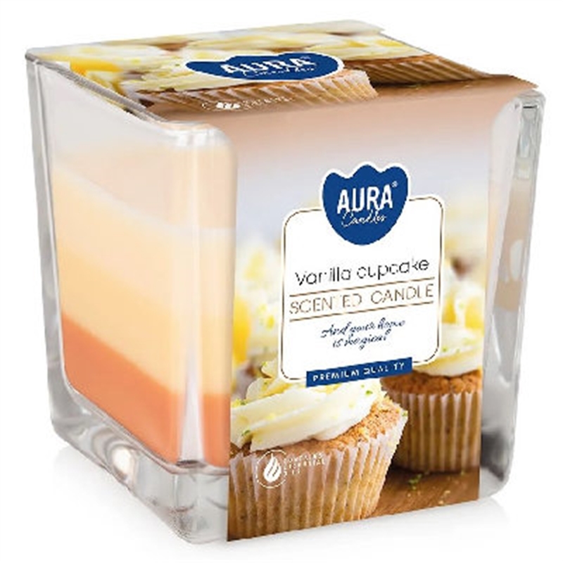 Ambientador Vela Copo Vidro 170gr Baunilha - Aura AURA - 20260100025