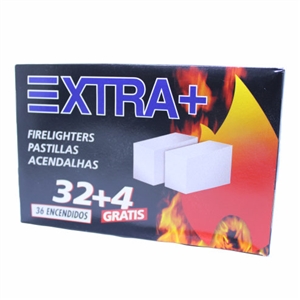 Acendalha P/lenha E Carvao 32+4 Cub - Extra EXTRA+ - 20210300109