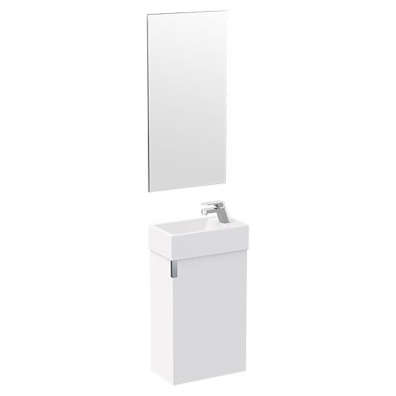 Conj Movel Wc Lavat + Espelho Pike 40 Branco - Sani SANITANA - 20260100110