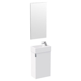 Conj Movel Wc Lavat + Espelho Pike 40 Branco - Sani SANITANA - 20260100110