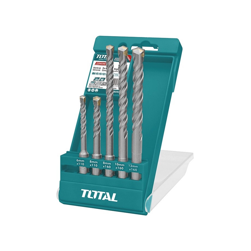 Conj 5 Brocas Sds Plus 6mm-12mm Tac190501-palanca TOTAL - 20210800023