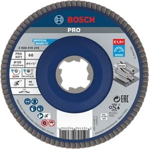 Disco Lixar115mm G60 Lamelas P/inox Ang-2608608264 BOSCH - 20151305068