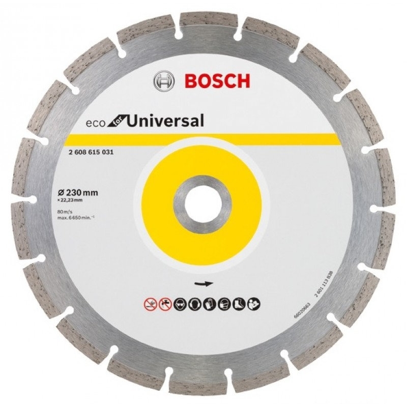 Disco Corte Diam Univ 230mm Eco 2608615031 BOSCH - 20210200090