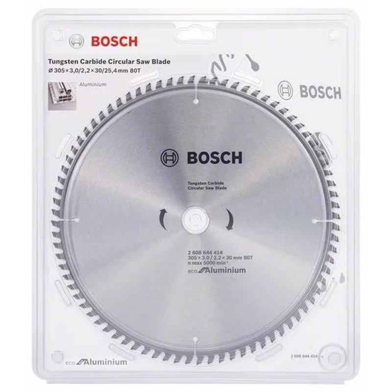 Disco Corte Serra Circ Alum Eco 305x30mm 80t-bosch BOSCH - 20220300135