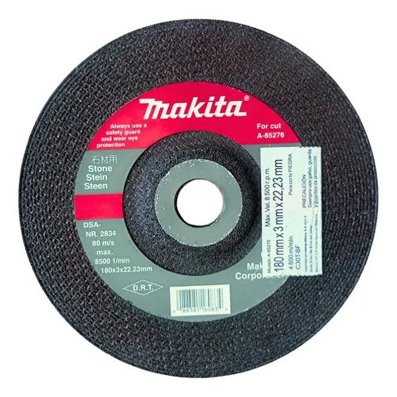 Disco Corte Pedra 180x3x22 A-85276 - Makita MAKITA - 20170500074