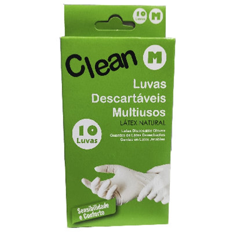 Luva Multiuso Latex Tam. M Cx10 - Smartclean SMARTCLEAN - 20250300044