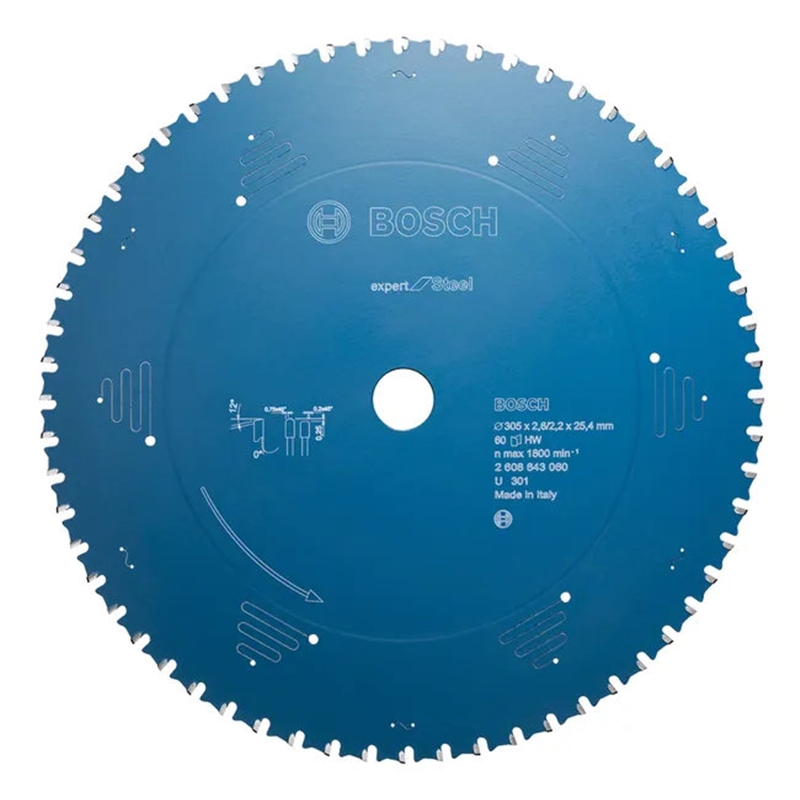 Disco Corte Serra Circ Metal  Pro Steel 305x25,4 72t-b BOSCH - 20260100202