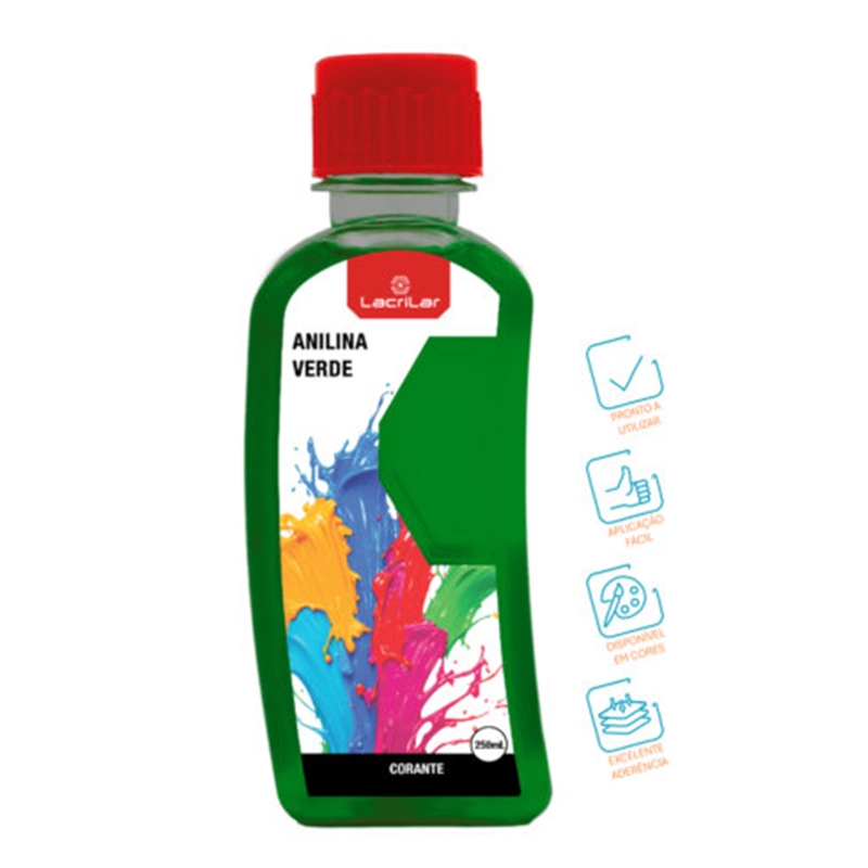 Anilina Verde 250gr - Lacrilar LACRILAR - 20190200084