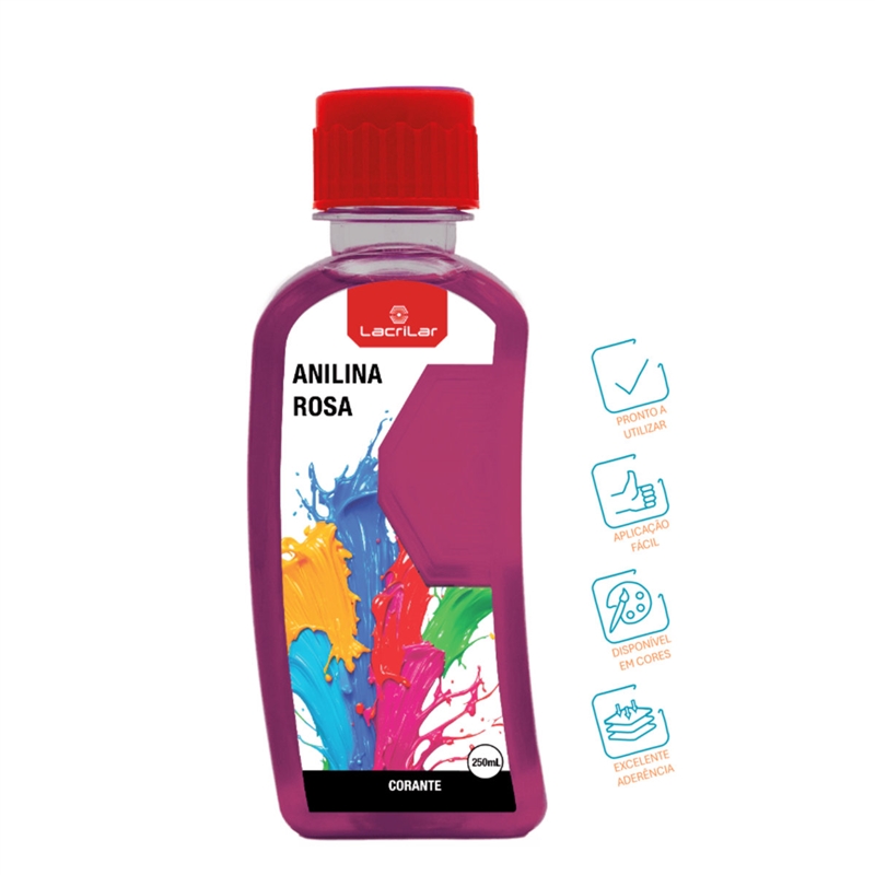 Anilina Cor-de-rosa 200gr - Lacrilar LACRILAR - 20190200087