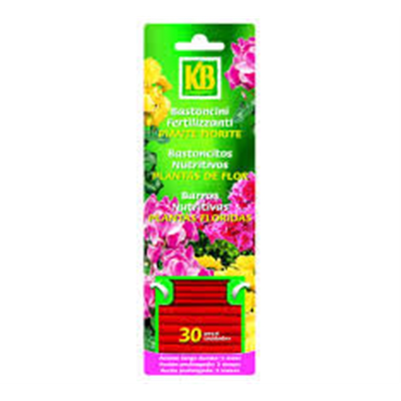 Adubo Barra Plantas De Flor 30 Barras KB - 20191100101